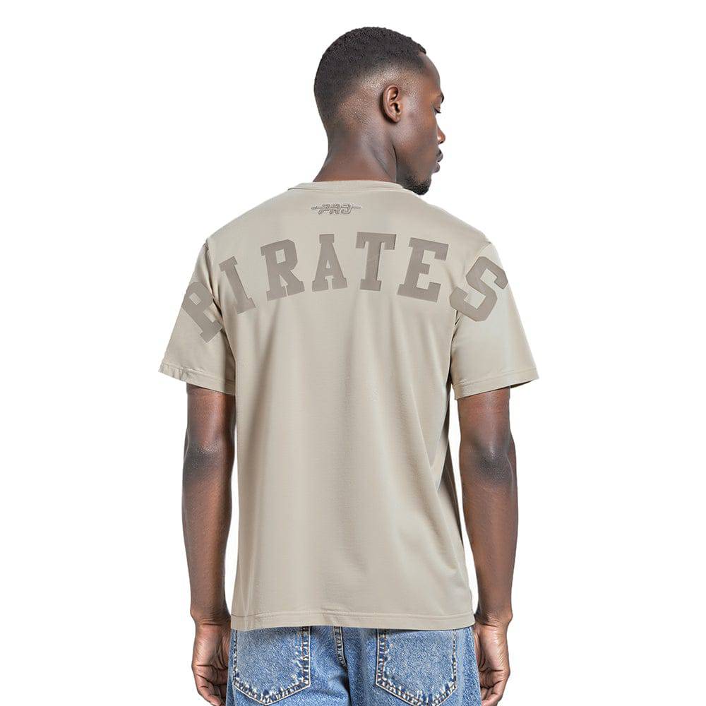 MLB PITTSBURGH PIRATES WINGSPAN MEN'S CJ DROP SHOULDER TEE (TAUPE)
