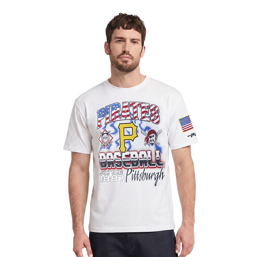 MLB PITTSBURGH PIRATES VICTORY MEN'S S/S TEE (WHITE)