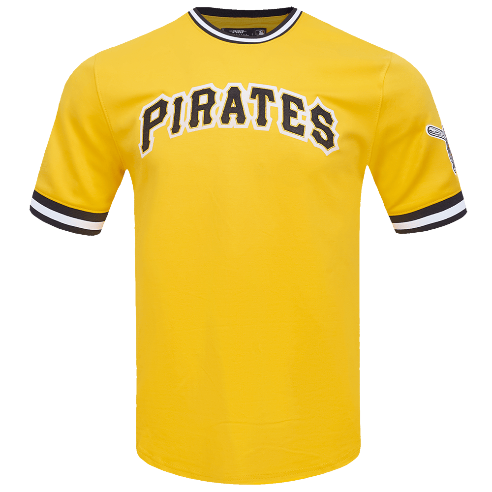 MLB PITTSBURGH PIRATES CLASSIC MEN'S CHENILLE DK TEE (YELLOW)