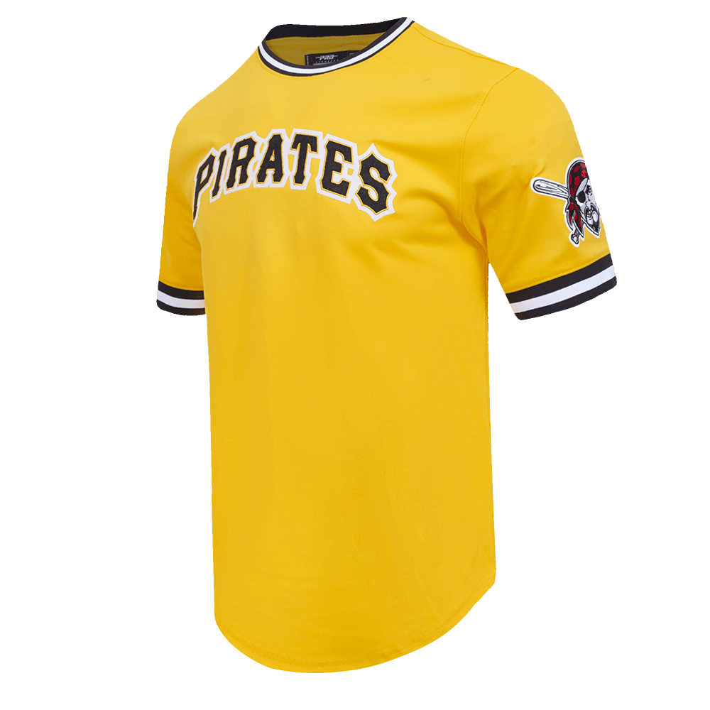 MLB PITTSBURGH PIRATES CLASSIC MEN'S CHENILLE DK TEE (YELLOW)