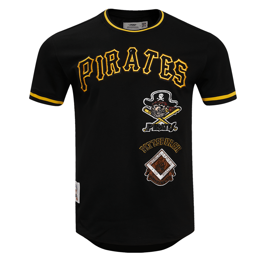MLB PITTSBURGH PIRATES RETRO CLASSIC MEN'S TOP (BLACK/YELLOW)