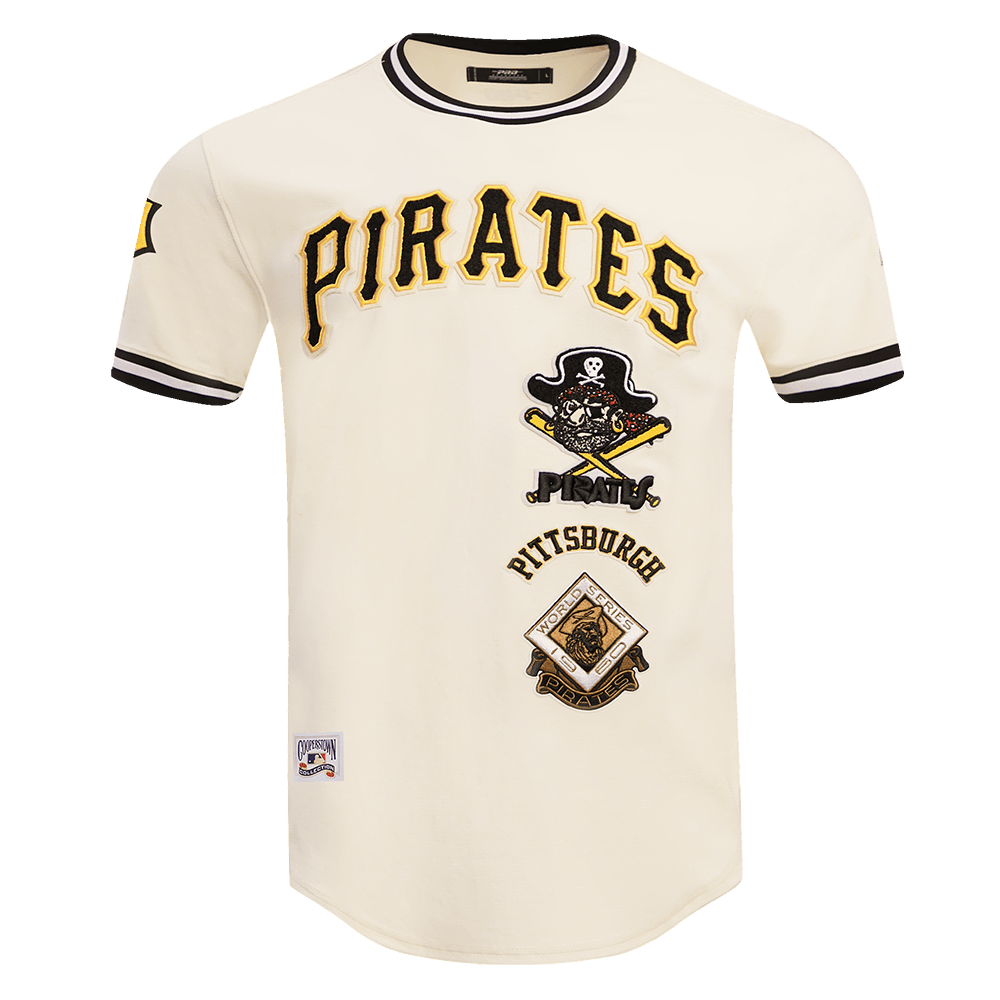 MLB PITTSBURGH PIRATES RETRO CLASSIC MEN'S TOP (EGGSHELL/ BLACK)