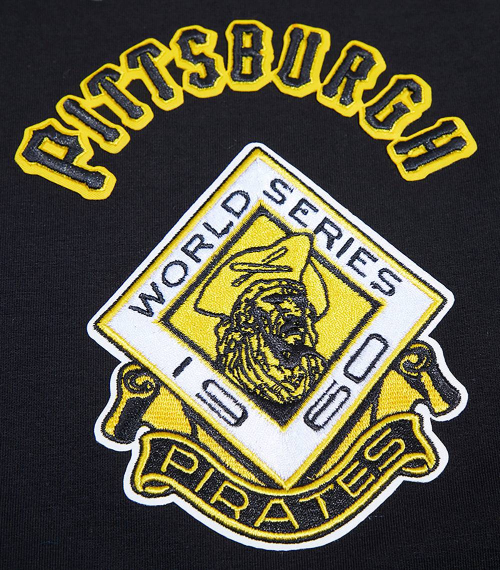 MLB PITTSBURGH PIRATES RETRO CLASSIC MEN'S STRIPED TOP (BLACK/YELLOW)