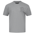 MLB PITTSBURGH PIRATES NEUTRAL MEN'S DROP SHOULDER TOP (DARK HEATHER GRAY)