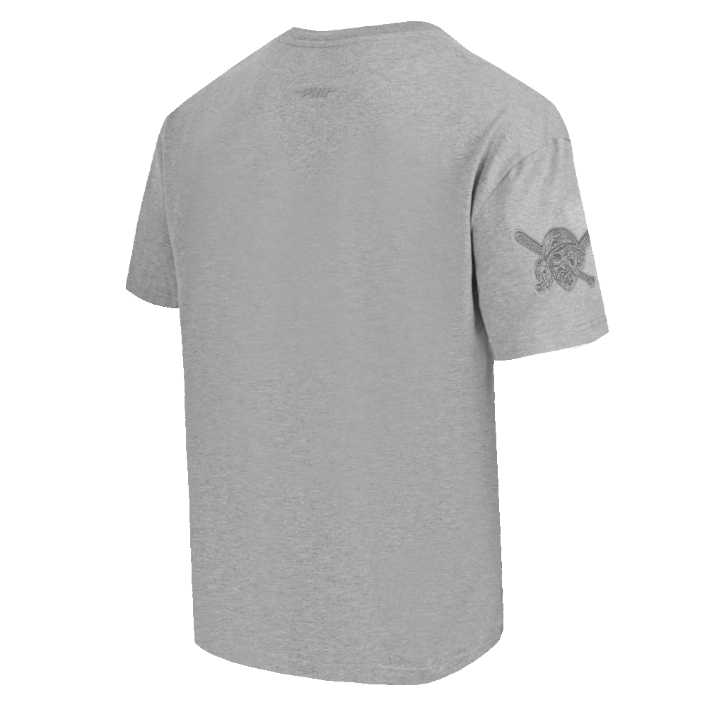 MLB PITTSBURGH PIRATES NEUTRAL MEN'S DROP SHOULDER TOP (DARK HEATHER GRAY)