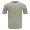 MLB PITTSBURGH PIRATES NEUTRAL MEN'S DROP SHOULDER TOP (TAUPE)