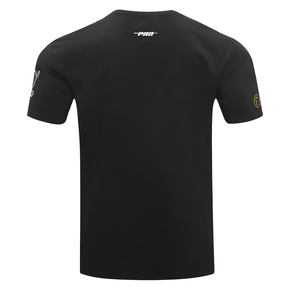 MLB PITTSBURGH PIRATES CREST EMBLEM SINGLE JERSEY TOP (BLACK)