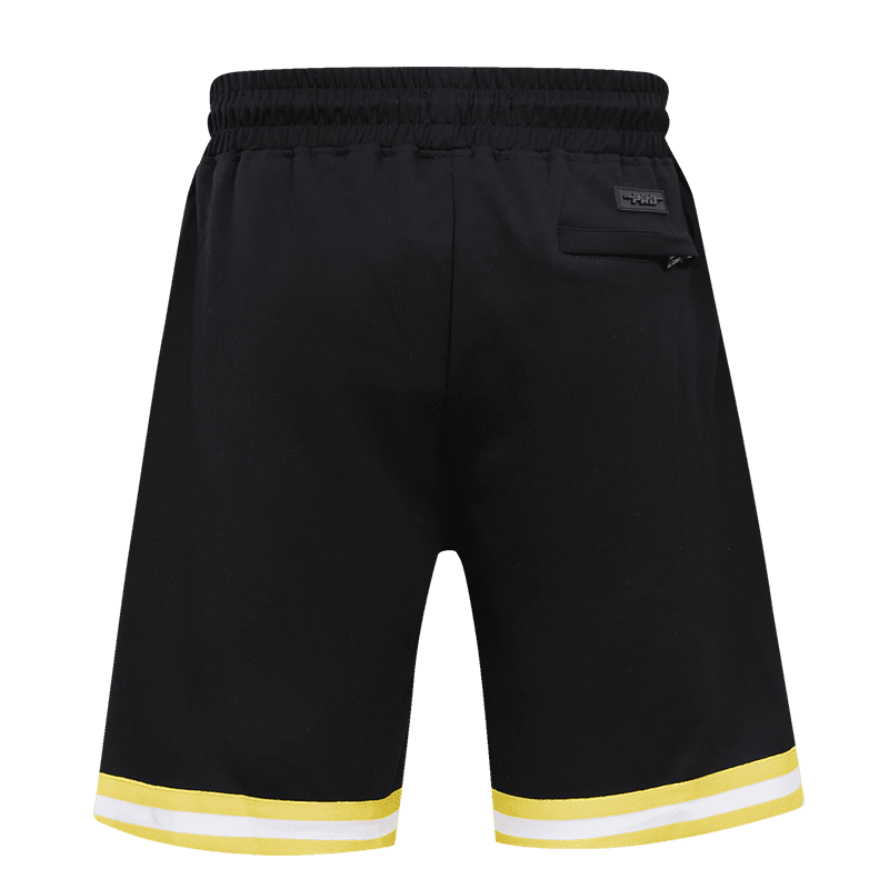 PANTALÓN CORTO CLÁSICO DE CHENILLA PARA HOMBRE MLB PITTSBURGH PIRATES (NEGRO)