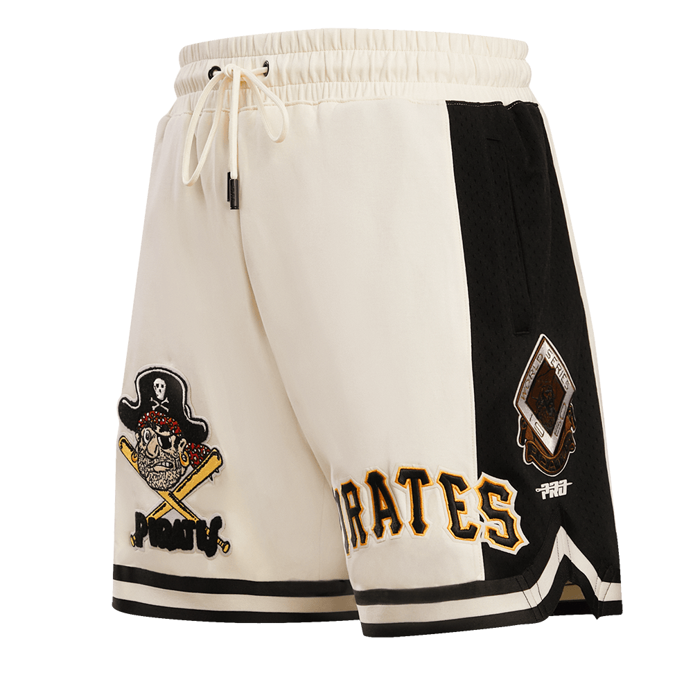 MLB PITTSBURGH PIRATES RETRO CLASSIC MEN'S 2.0 SHORT (EGGSHELL/ BLACK)