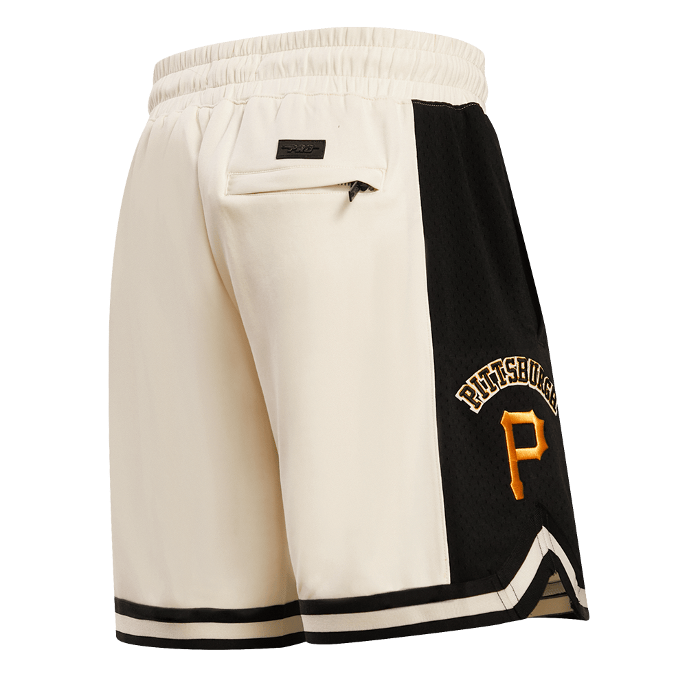 MLB PITTSBURGH PIRATES RETRO CLASSIC MEN'S 2.0 SHORT (EGGSHELL/ BLACK)