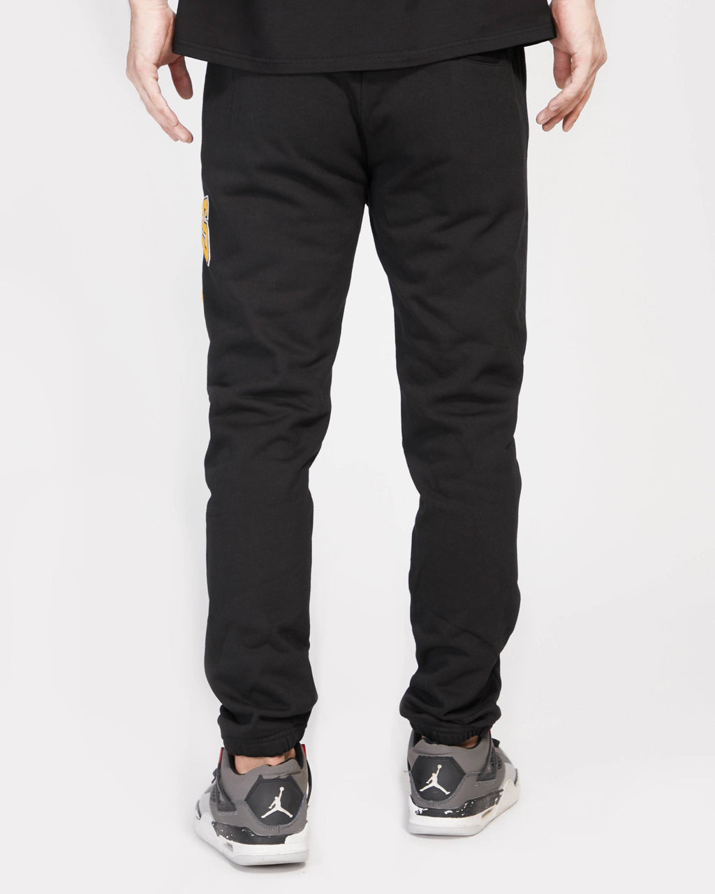 MLB PITTSBURGH PIRATES CREST EMBLEM RIB FLC SWEATPANT (BLACK/YELLOW)