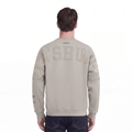 SUDADERA DE FORRO POLAR CON CUELLO REDONDO Y HOMBROS CAÍDOS WINGSPAN PARA HOMBRE MLB PIRATAS DE PITTSBURGH (GRIS TAUPE)