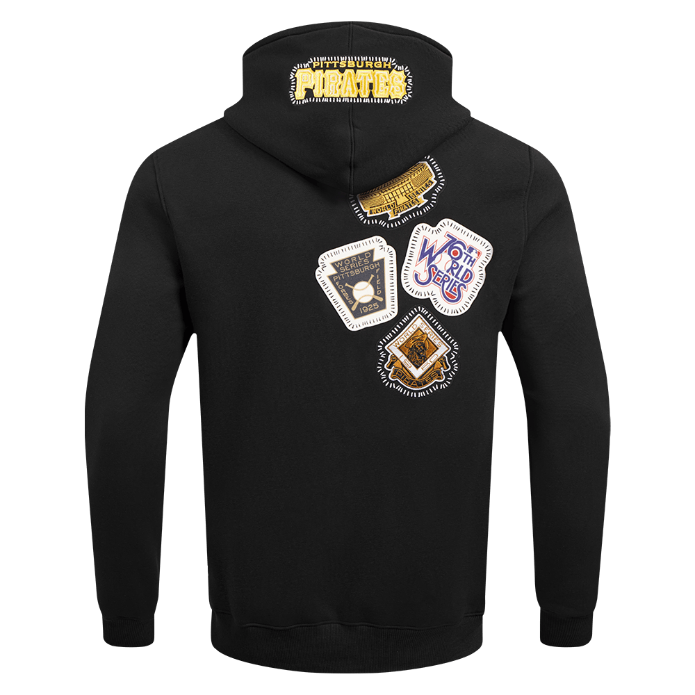 MLB PITTSBURGH PIRATES DIY PICK STITCH MEN'S DK PO HOODIE (BLACK)