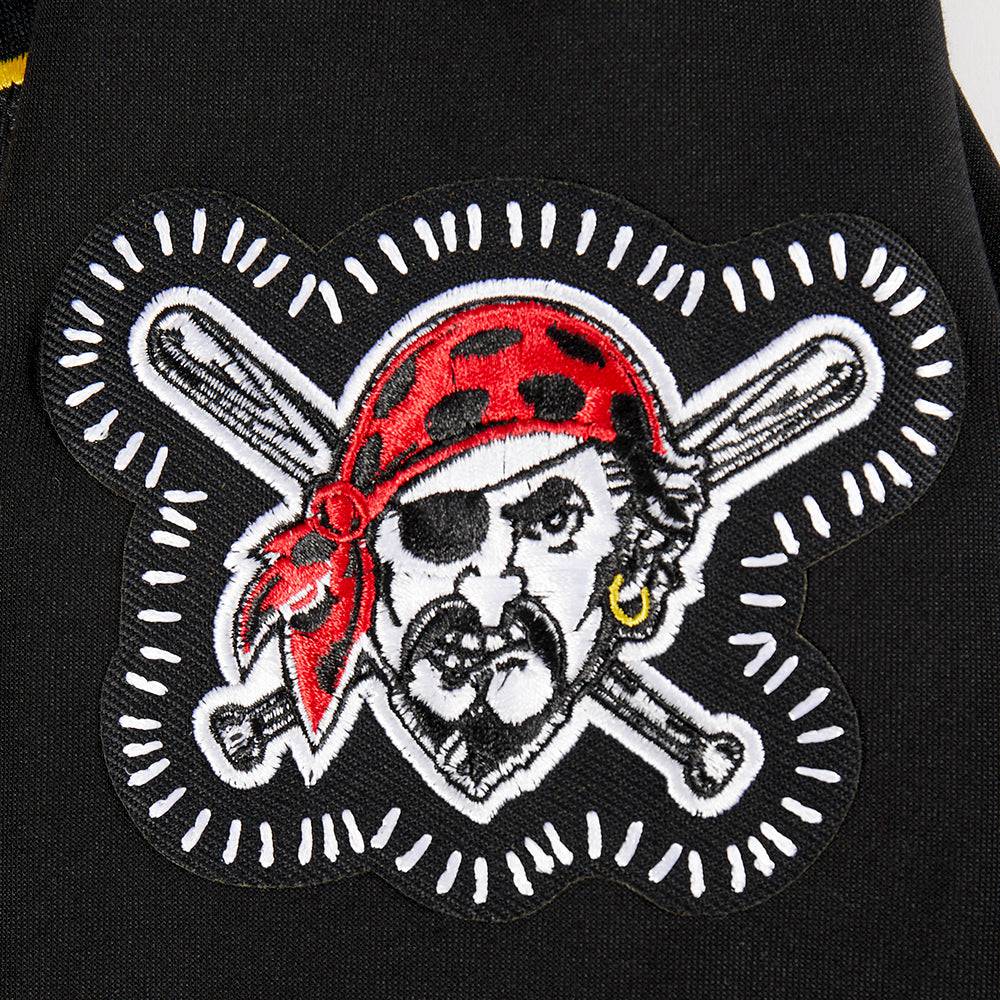 MLB PITTSBURGH PIRATES DIY PICK STITCH MEN'S DK PO HOODIE (BLACK)