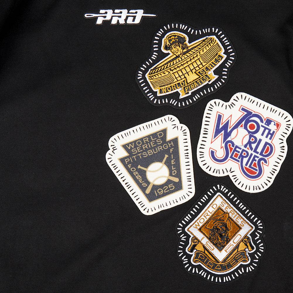 MLB PITTSBURGH PIRATES DIY PICK STITCH MEN'S DK PO HOODIE (BLACK)