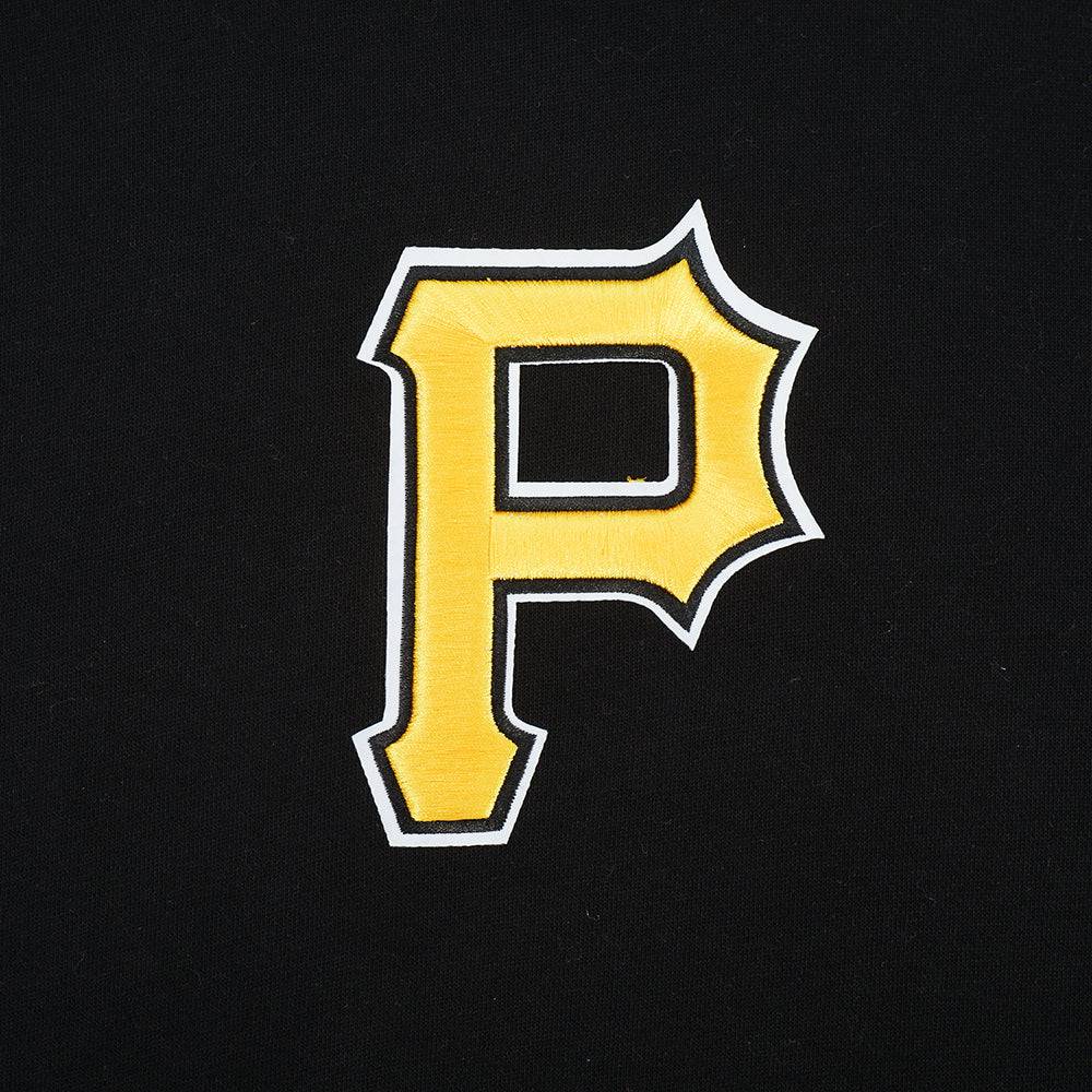 MLB PITTSBURGH PIRATES LIVING LARGE MEN'S DROP SHOULDER FLC PO HOODI (BLACK)