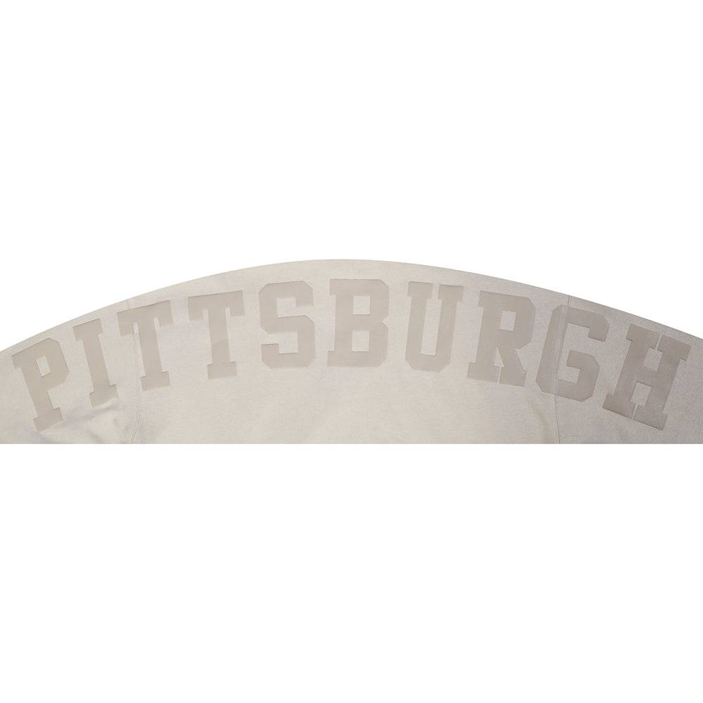 MLB PITTSBURGH PIRATES WINGSPAN MEN'S DROP SHOULDER FLC PO HOODIE (TAUPE)