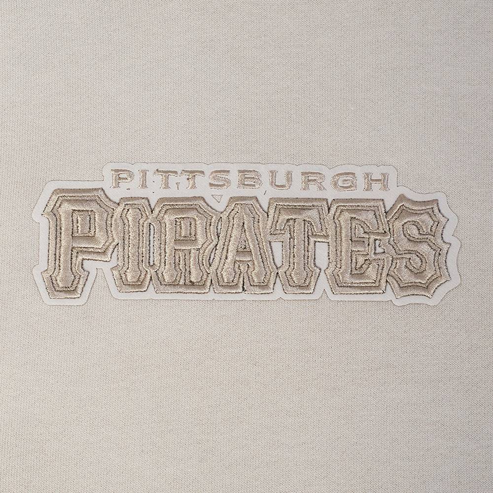 MLB PITTSBURGH PIRATES WINGSPAN MEN'S DROP SHOULDER FLC PO HOODIE (TAUPE)