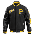 MLB PITTSBURGH PIRATES SCRIPT TAIL MEN'S RIB WOOL VARSITY (BLACK/YELLOW)