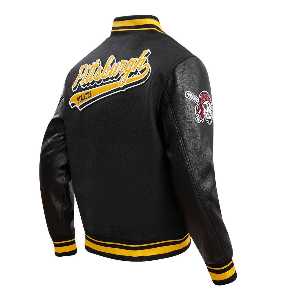 MLB PITTSBURGH PIRATES SCRIPT TAIL MEN'S RIB WOOL VARSITY (BLACK/YELLOW)
