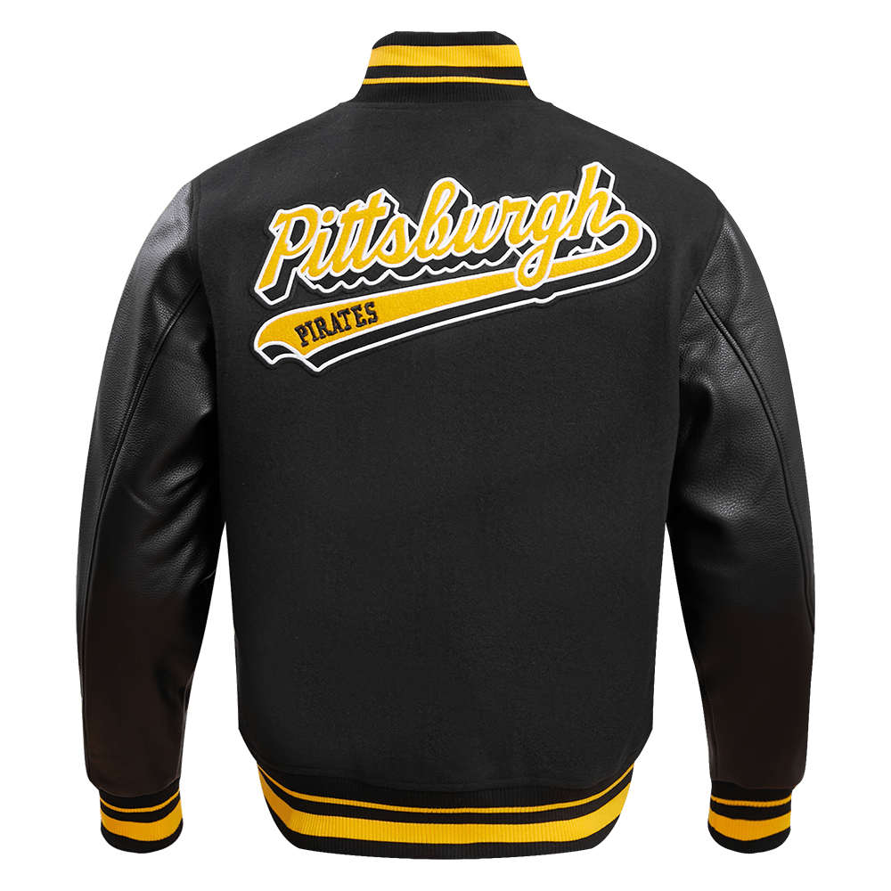 MLB PITTSBURGH PIRATES SCRIPT TAIL MEN'S RIB WOOL VARSITY (BLACK/YELLOW)