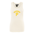 MLB PITTSBURGH PIRATES TRIPLE TONAL RELAXED FIT WOMEN'S RACERBACK (EGGSHELL)