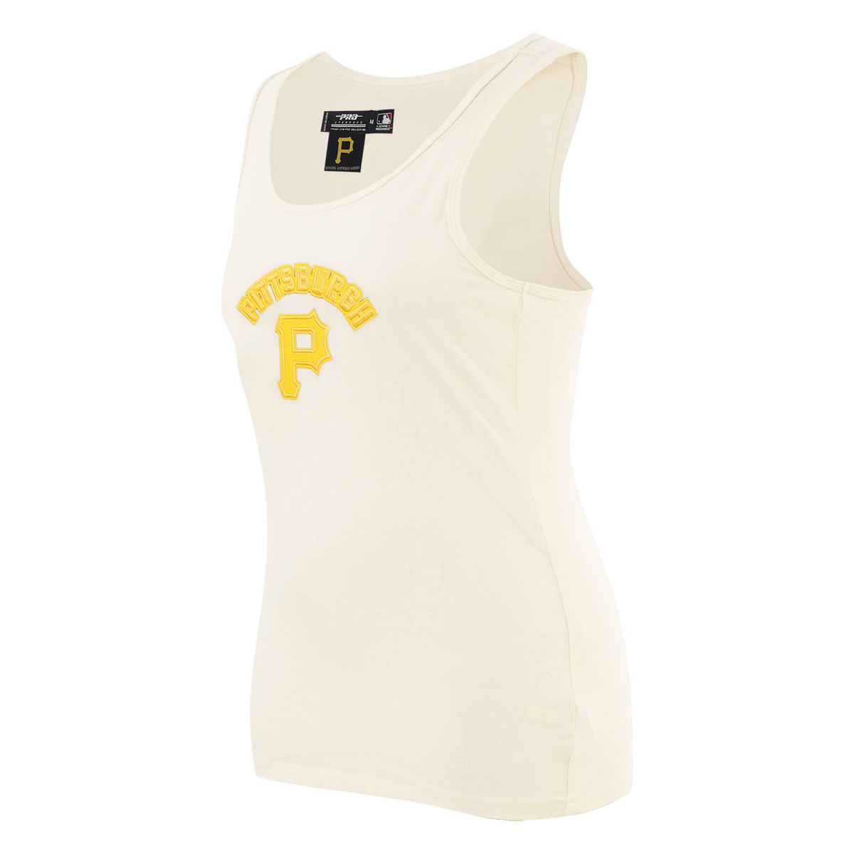 MLB PITTSBURGH PIRATES TRIPLE TONAL RELAXED FIT WOMEN'S RACERBACK (EGGSHELL)