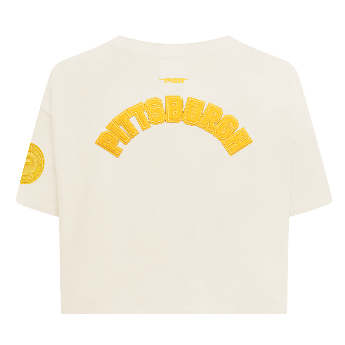 MLB PITTSBURGH PIRATES TRIPLE TONAL SINGLE JERSEY BOXY WOMEN'S TEE (EGGSHELL)