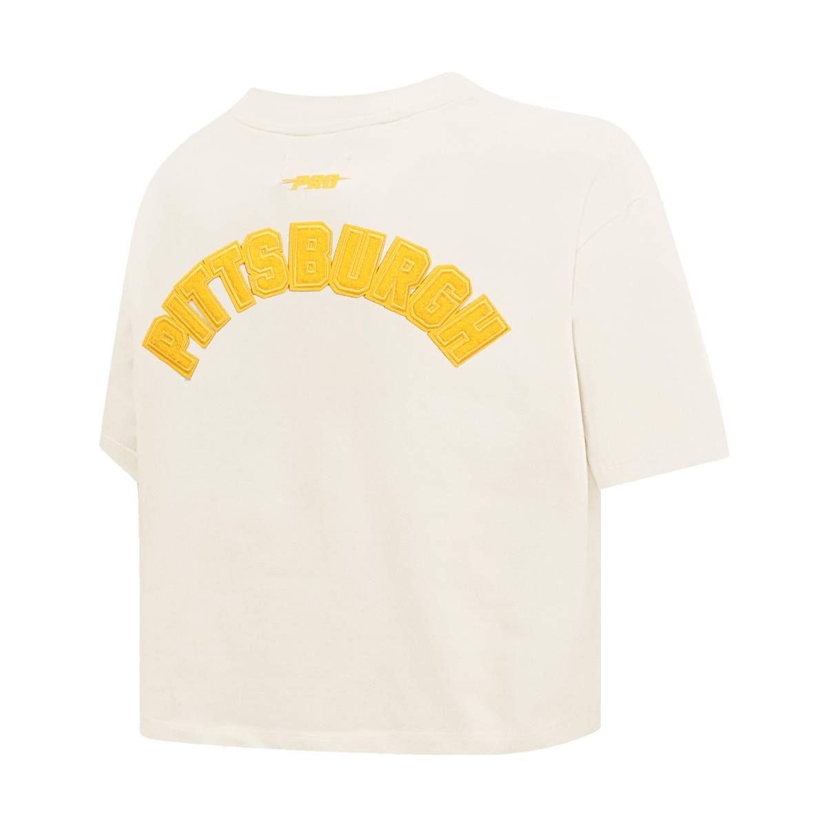 MLB PITTSBURGH PIRATES TRIPLE TONAL SINGLE JERSEY BOXY WOMEN'S TEE (EGGSHELL)