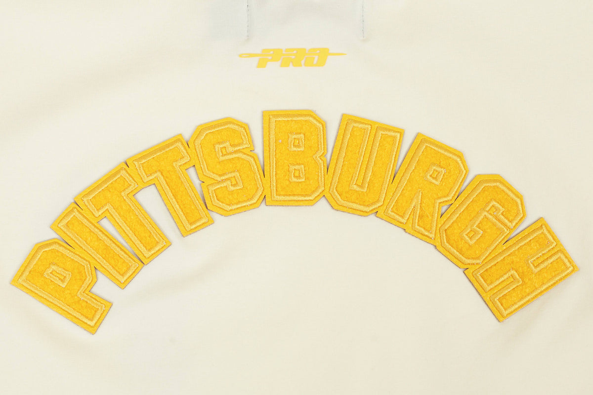MLB PITTSBURGH PIRATES TRIPLE TONAL SINGLE JERSEY BOXY WOMEN'S TEE (EGGSHELL)