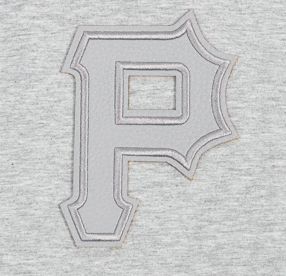 MLB PITTSBURGH PIRATES TRIPLE TONAL SINGLE JERSEY BOXY WOMEN'S TEE (HEATHER GREY)