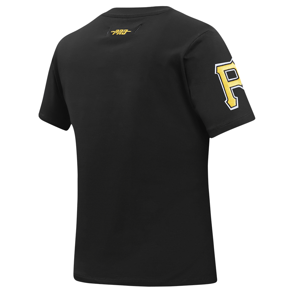 PITTSBURGH PIRATES LEGACY WOMEN'S SJ SLIM FIT TEE (BLACK)