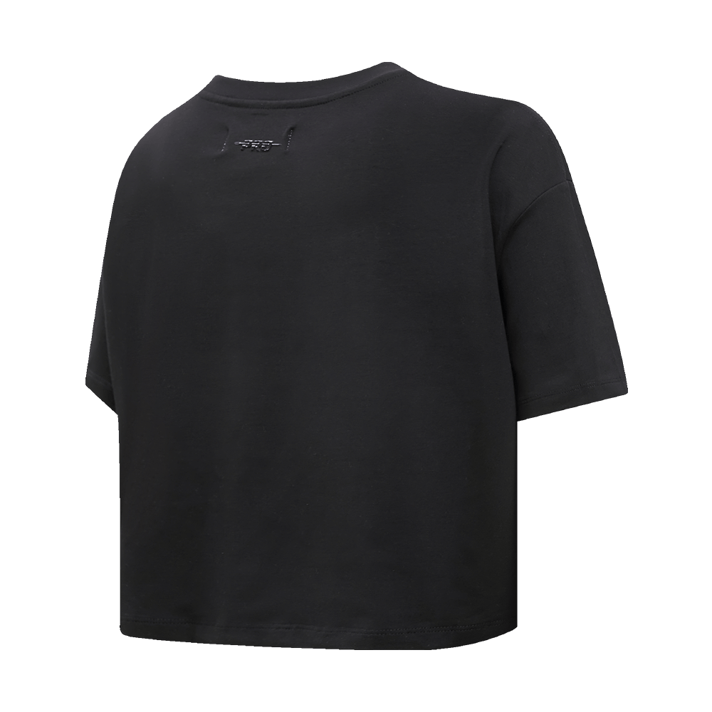 MLB PITTSBURGH PIRATES RETRO CLASSIC WOMEN'S BOXY TOP (BLACK)