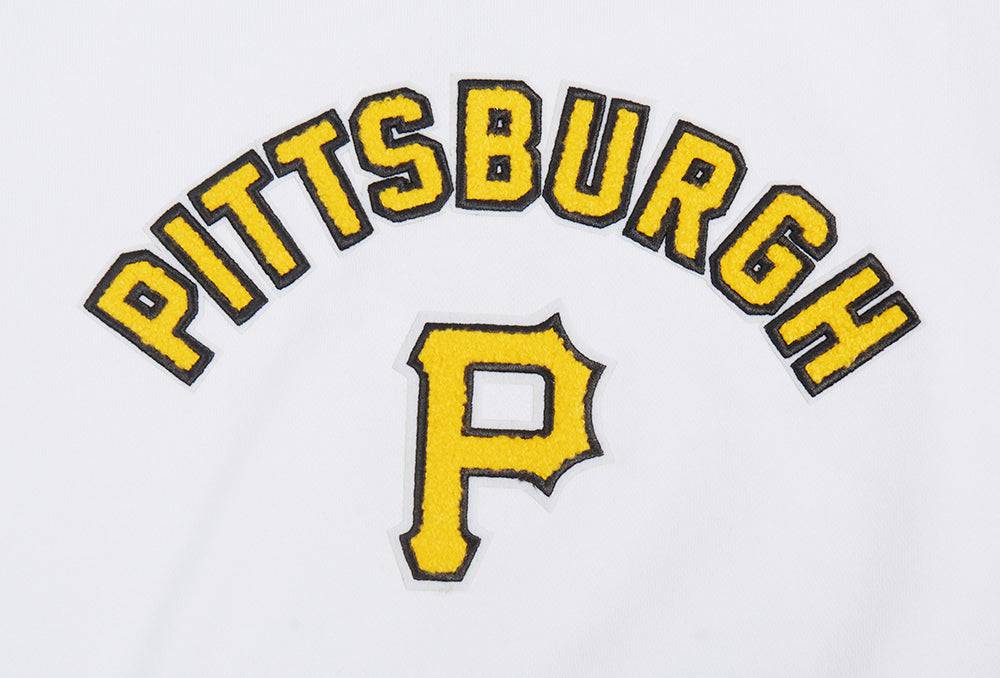 MLB PITTSBURG PIRATES CLASSIC WOMEN'S FLEECE CREWNECK (WHITE)
