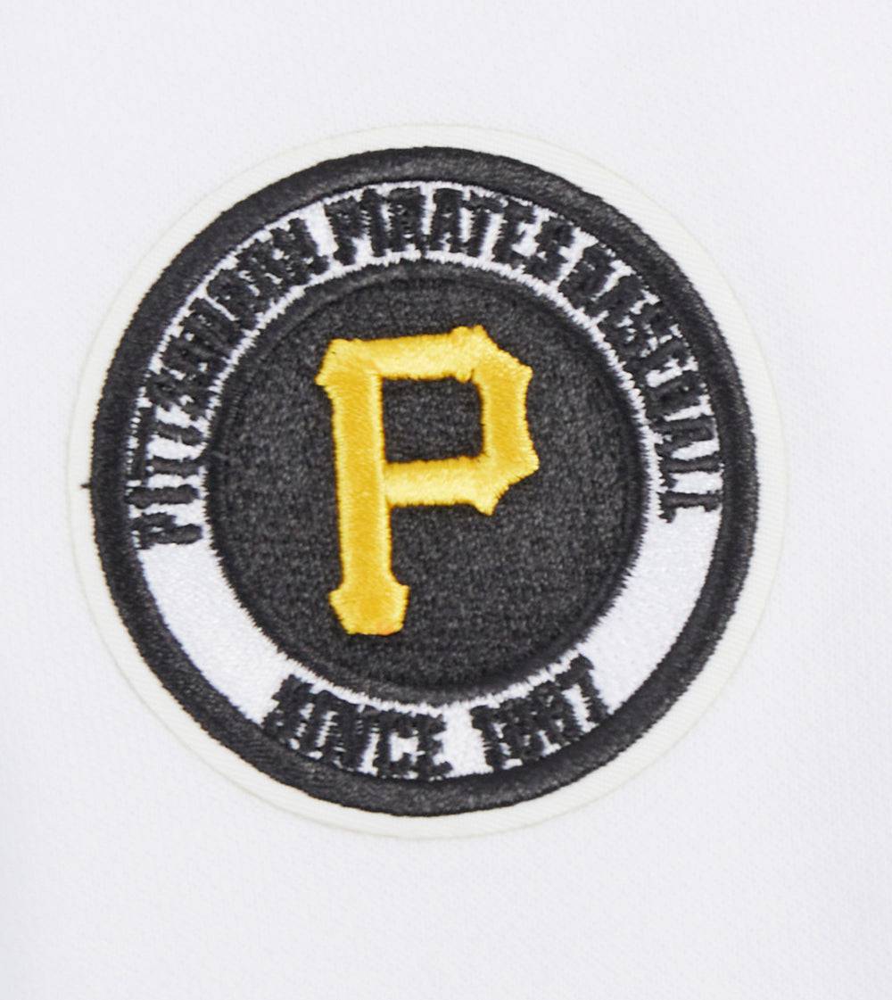 MLB PITTSBURG PIRATES CLASSIC WOMEN'S FLEECE CREWNECK (WHITE)