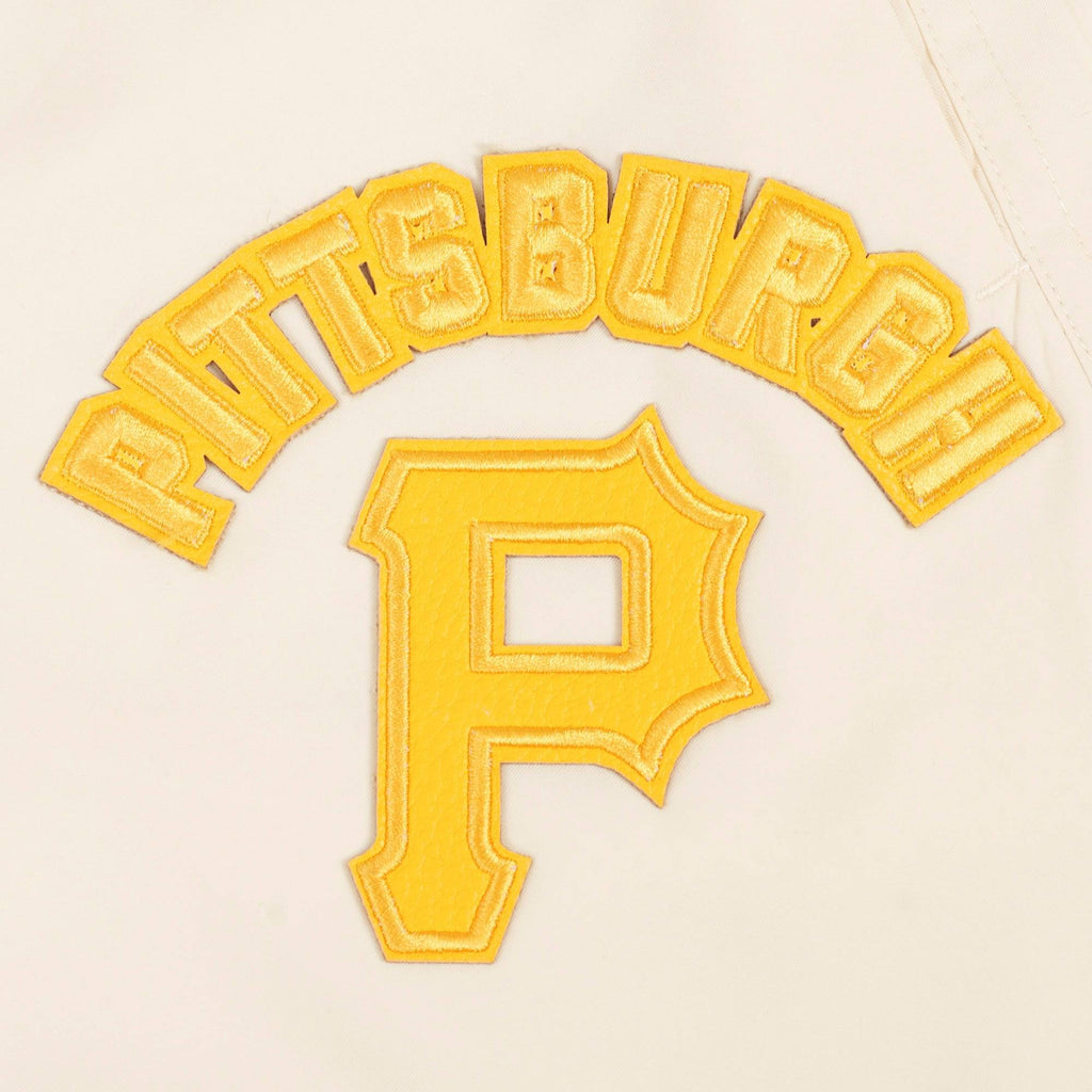 PANTALÓN CORTO TEJIDO PARA MUJER MLB PITTSBURGH PIRATES TRIPLE TONAL W (BLANCO HUESO)