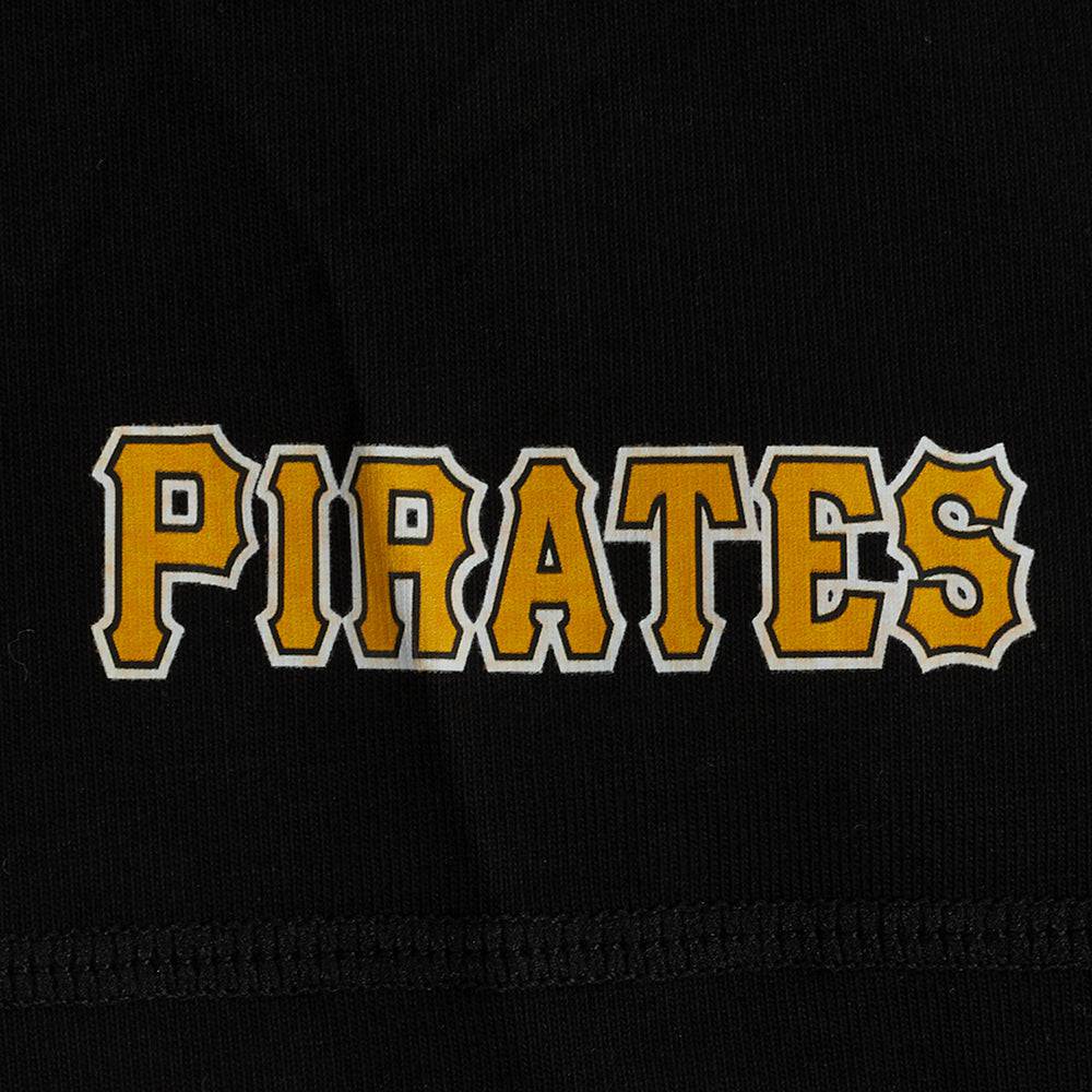 MLB PITTSBURGH PIRATES CLASSIC WOMEN'S COTTON BIKE SHORT (BLACK)