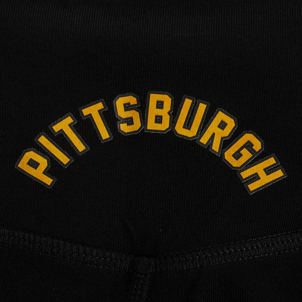 MLB PITTSBURGH PIRATES CLASSIC WOMEN'S COTTON BIKE SHORT (BLACK)