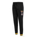 PANTALÓN DE CHÁNDAL RETRO CLÁSICO DE MUJER MLB PITTSBURGH PIRATES (NEGRO/AMARILLO)