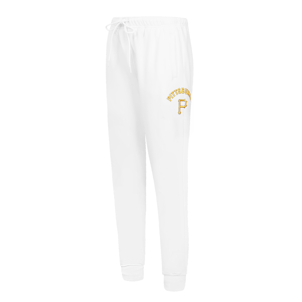 MLB PITTSBURG PIRATES CLASSIC WOMEN'S FLEECE SWEATPANT (WHITE)