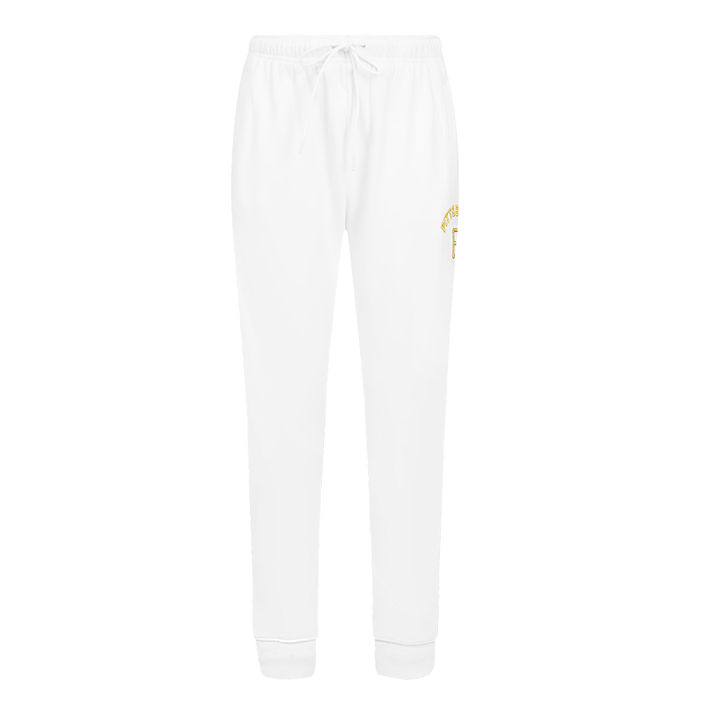 MLB PITTSBURG PIRATES CLASSIC WOMEN'S FLEECE SWEATPANT (WHITE)
