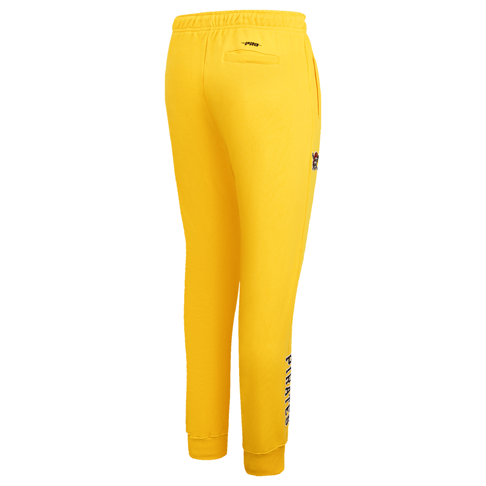 PANTALÓN DE CHÁNDAL CLÁSICO DE FELPA PARA MUJER MLB PITTSBURG PIRATES (AMARILLO)