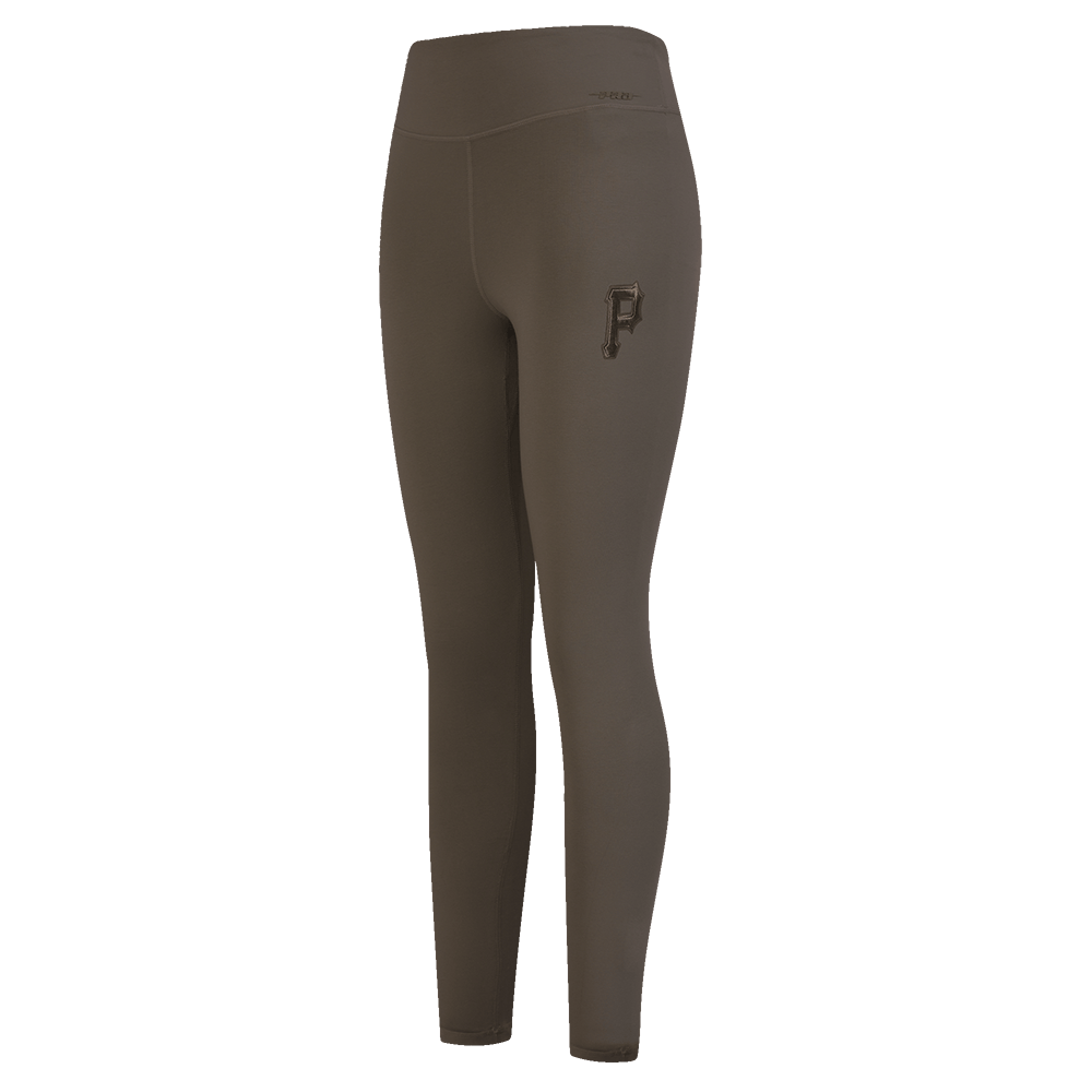 MLB PITTSBURGH PIRATES NEUTRAL HIGH WAIST JERSEY LEGGING (DARK TAUPE)