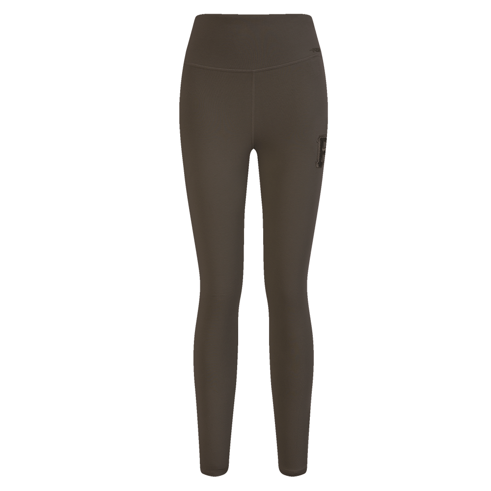 MLB PITTSBURGH PIRATES NEUTRAL HIGH WAIST JERSEY LEGGING (DARK TAUPE)