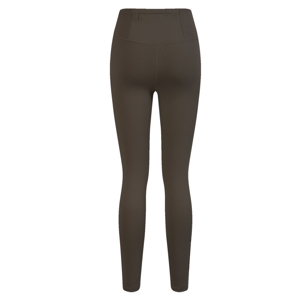 MLB PITTSBURGH PIRATES NEUTRAL HIGH WAIST JERSEY LEGGING (DARK TAUPE)
