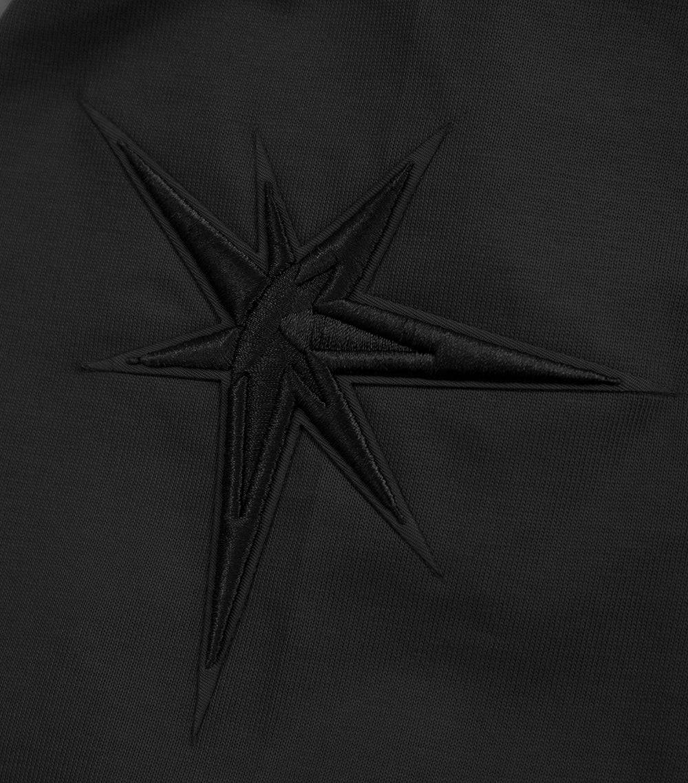 CAMISETA NEUTRA PARA HOMBRE MLB TAMPA BAY RAYS DE HOMBROS CAÍDOS (NEGRA)