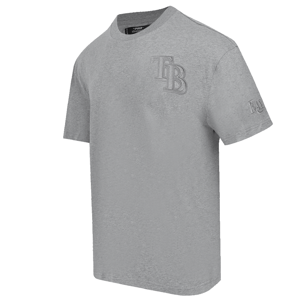 MLB TAMPA BAY RAYS NEUTRAL MEN'S DROP SHOULDER TOP (DARK HEATHER GRAY)
