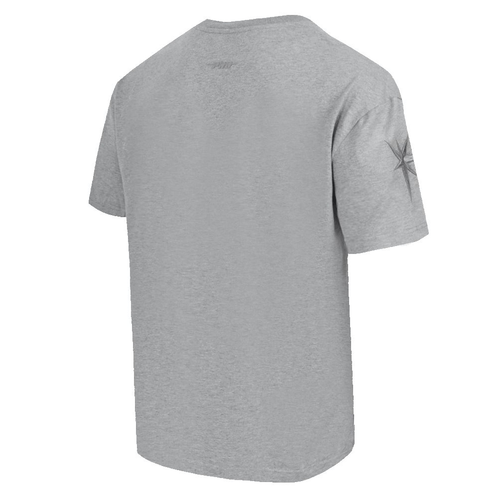MLB TAMPA BAY RAYS NEUTRAL MEN'S DROP SHOULDER TOP (DARK HEATHER GRAY)