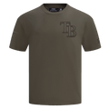 MLB TAMPA BAY RAYS NEUTRAL MEN'S DROP SHOULDER TOP (DARK TAUPE)