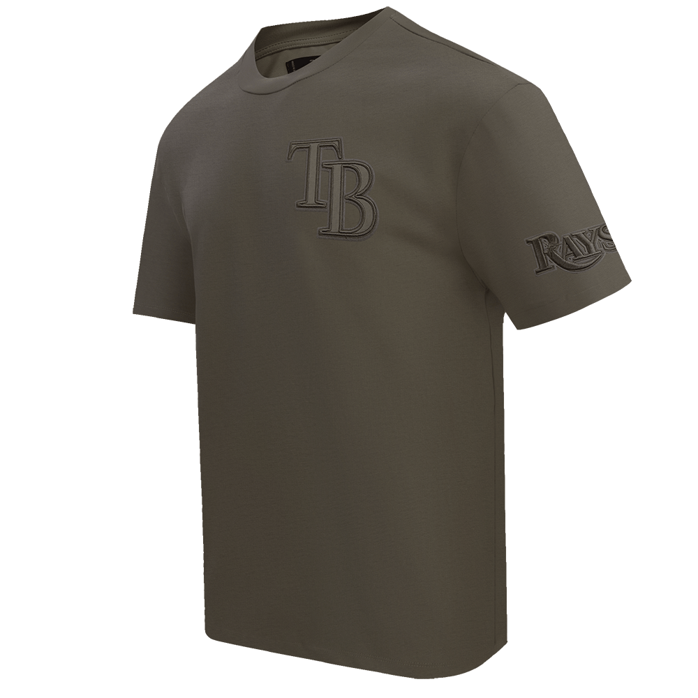 MLB TAMPA BAY RAYS NEUTRAL MEN'S DROP SHOULDER TOP (DARK TAUPE)